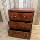Tan Leather Vintage Drawer Handmade Furniture Bedroom Storage Rustic Leather Chest Drawers Custom Wood Cabinet