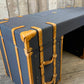Bespoke Luxury Vintage Leather Desk: Handmade English Leather Executive Workspace Furniture