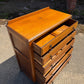 Vintage Oak Tallboy Chest of Drawers