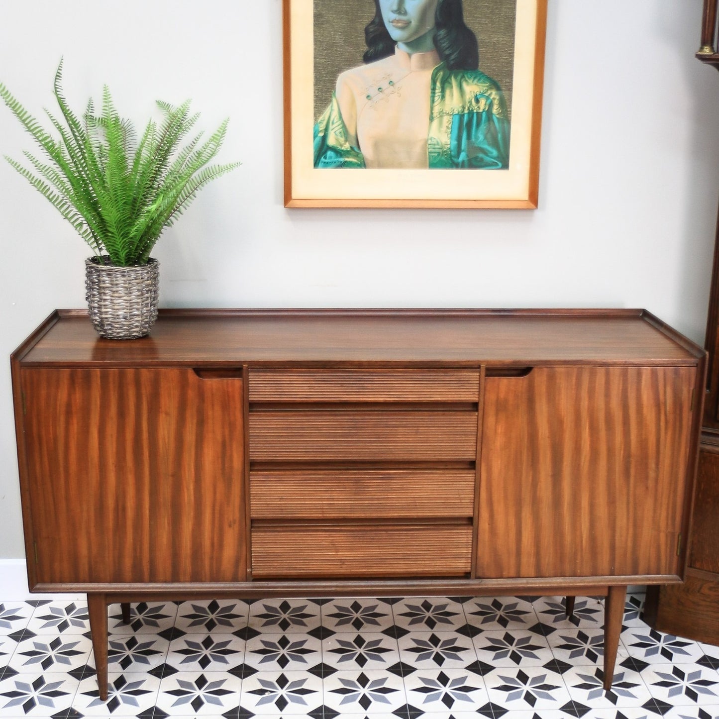 Richard Hornby for Fyne Ladye Afromosia Teak Sideboard Retro Mid Century