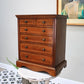Vintage Chest of Drawers Apprentice Salesman Piece Inlaid Mahogany
