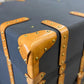 Bespoke Luxury Vintage Leather Desk: Handmade English Leather Executive Workspace Furniture