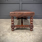 Mahogany & Leather Vintage Coffee Table