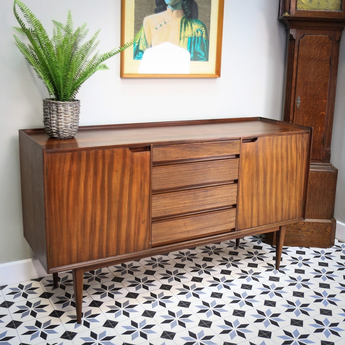 Richard Hornby for Fyne Ladye Afromosia Teak Sideboard Retro Mid Century
