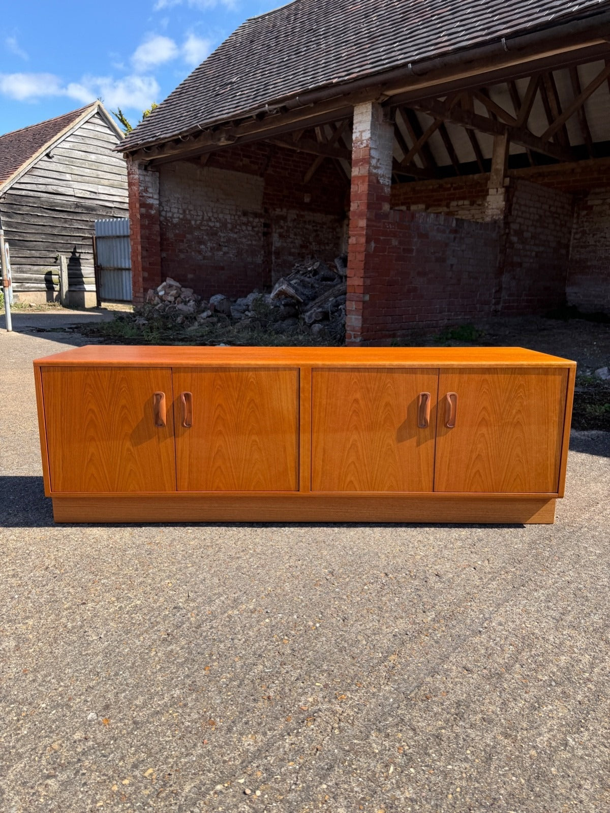 Vintage Mid Century Teak Low Sideboard TV Media Stand G Plan Fresco 1960's/70's