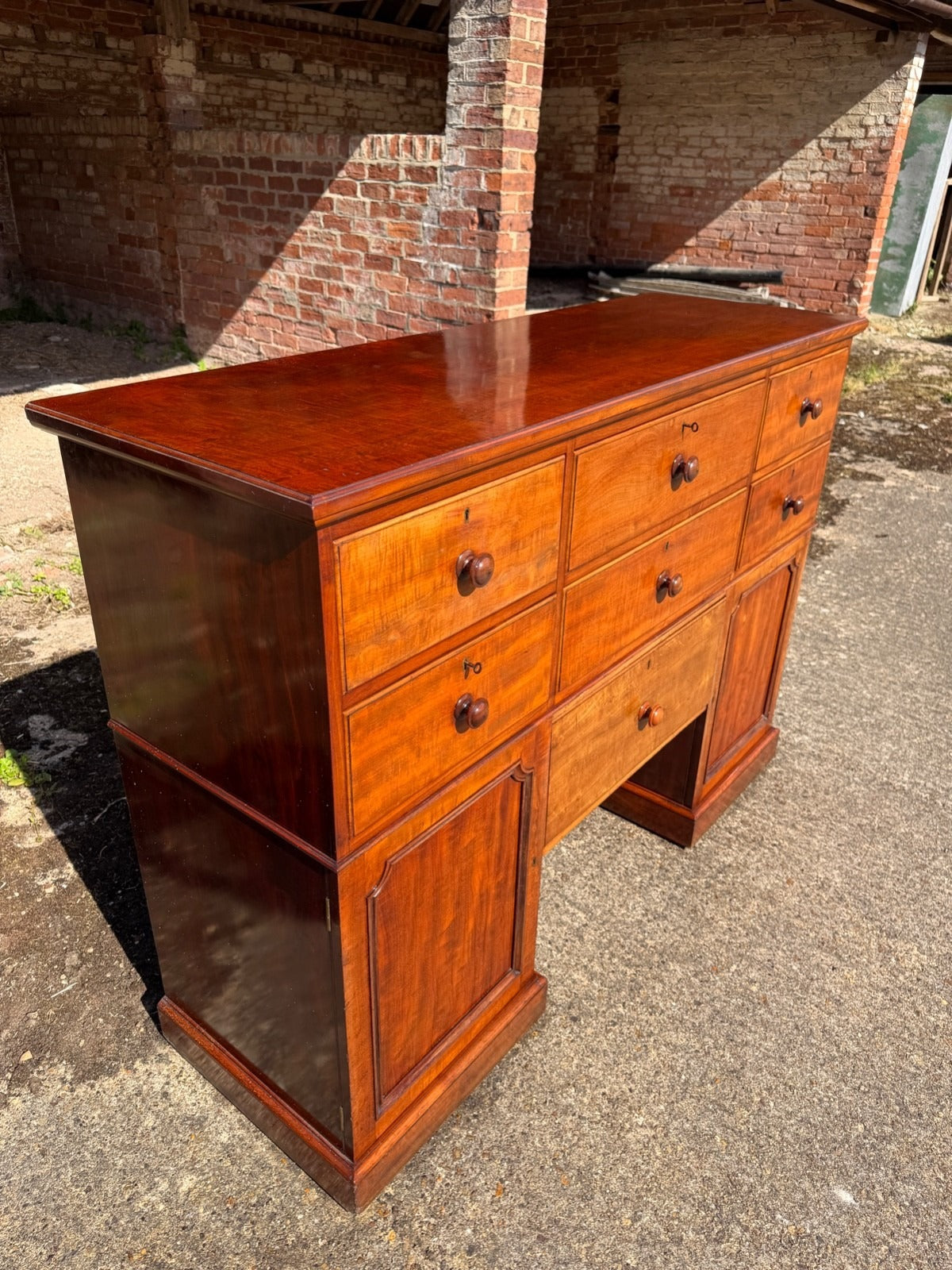 Vintage Mahogany Bank of Drawers Shop Display Kitchen Unit Chest of Drawers