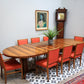 Gordon Russell Dining Table and 8 Chairs Marwood Room Rose Wood Number 1 of 200