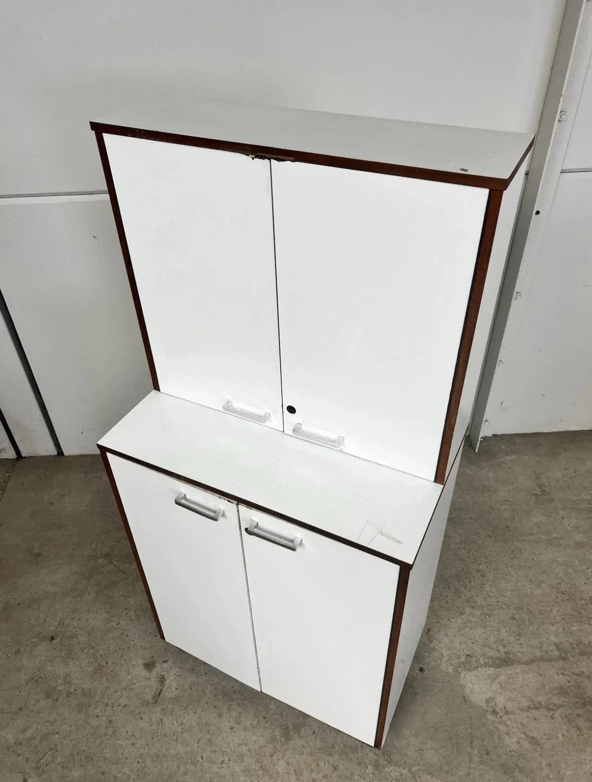Vintage Medical Cabinet Sideboard Wall Unit Retro Bookcase 1083