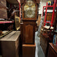 Antique Marquetry Inlaid 3 Weight Musical Longcase Clock, Brass Dial, Superb.