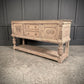 Carved Bleached Antique Oak Carved Sideboard