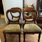 Vintage Victorian Extending Mahogany Dining Table & 4 Chairs