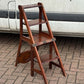 Victorian Vintage Metamorphic Mahogany Chair That Folds Over Into Library Steps