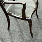 Vintage English Victorian Rosewood Davenport Desk & Chair, Possibly By James Shoolbred.