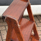 Victorian Vintage Metamorphic Mahogany Chair That Folds Over Into Library Steps