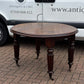 Vintage Victorian Extending Mahogany Dining Table & 4 Chairs