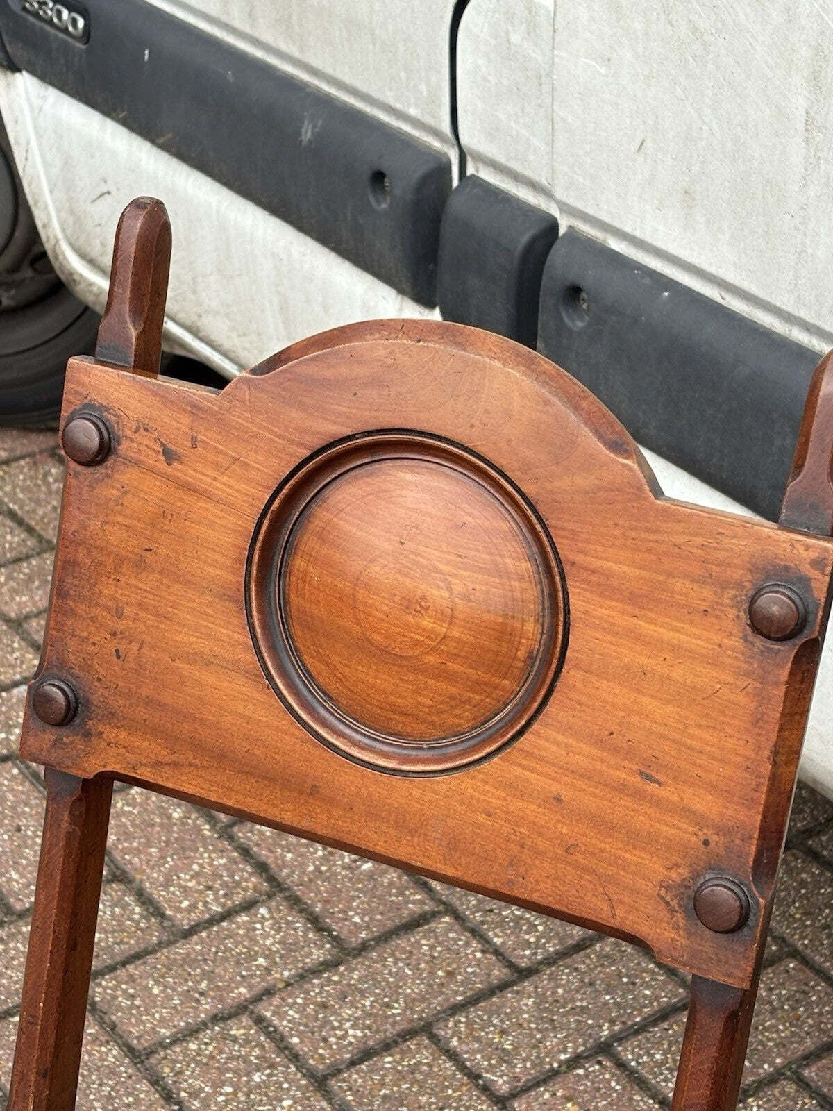 Victorian Vintage Metamorphic Mahogany Chair That Folds Over Into Library Steps