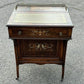 Vintage English Victorian Rosewood Davenport Desk & Chair, Possibly By James Shoolbred.