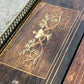 Vintage English Victorian Rosewood Davenport Desk & Chair, Possibly By James Shoolbred.