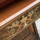 Vintage English Victorian Rosewood Davenport Desk & Chair, Possibly By James Shoolbred.