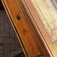 Large Vintage Victorian Mahogany Partners Pedestal Desk, Drawers And Cupboards