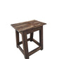Antique dark Walnut Rustic side table