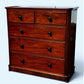Vintage Victorian Tallboy Mahogany Chest Of Drawers. Big Deep Drawers.