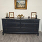 Stag Minstrel Captains Chest , 8 Drawer Captains Chest in Farrow and Ball Railings