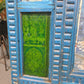 Blue Vintage Indian Glazed Colonial Wooden Kitchen Bathroom Drinks Cocktail Cabinet