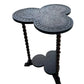 Antique Clover leaf Shamrock bobbin side table