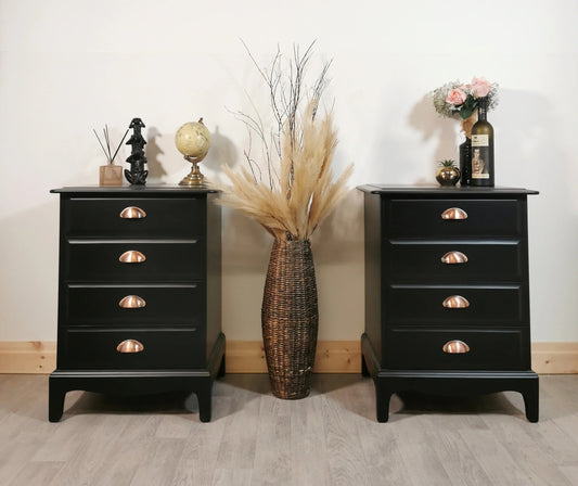 Stag Minstrel 4 Drawer Pair of Bedsides in any colour