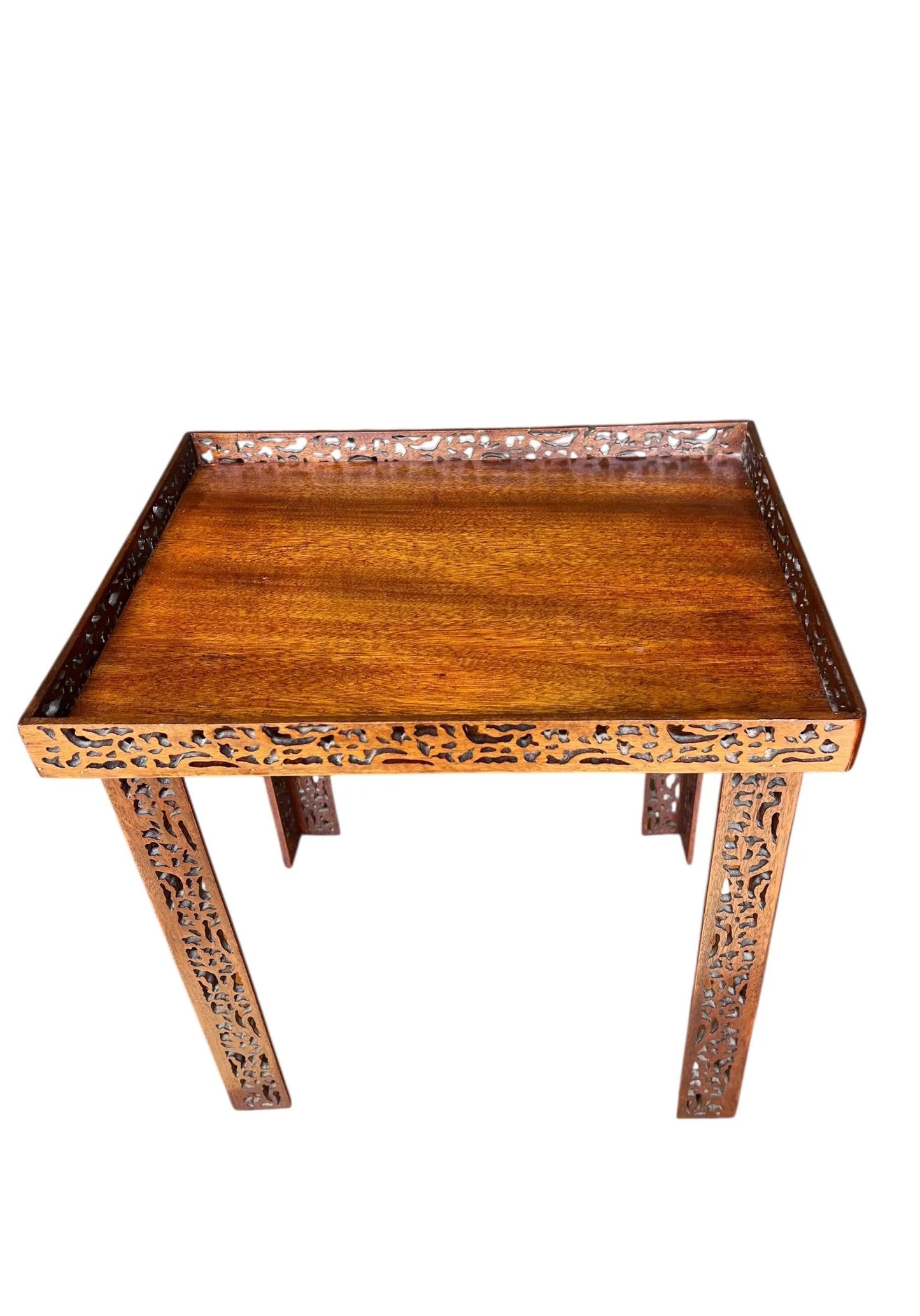 20th Century vintage Chinese Chippendale style small table