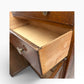 Vintage Oak Tallboy cupboard chest of drawers linen cupboard.