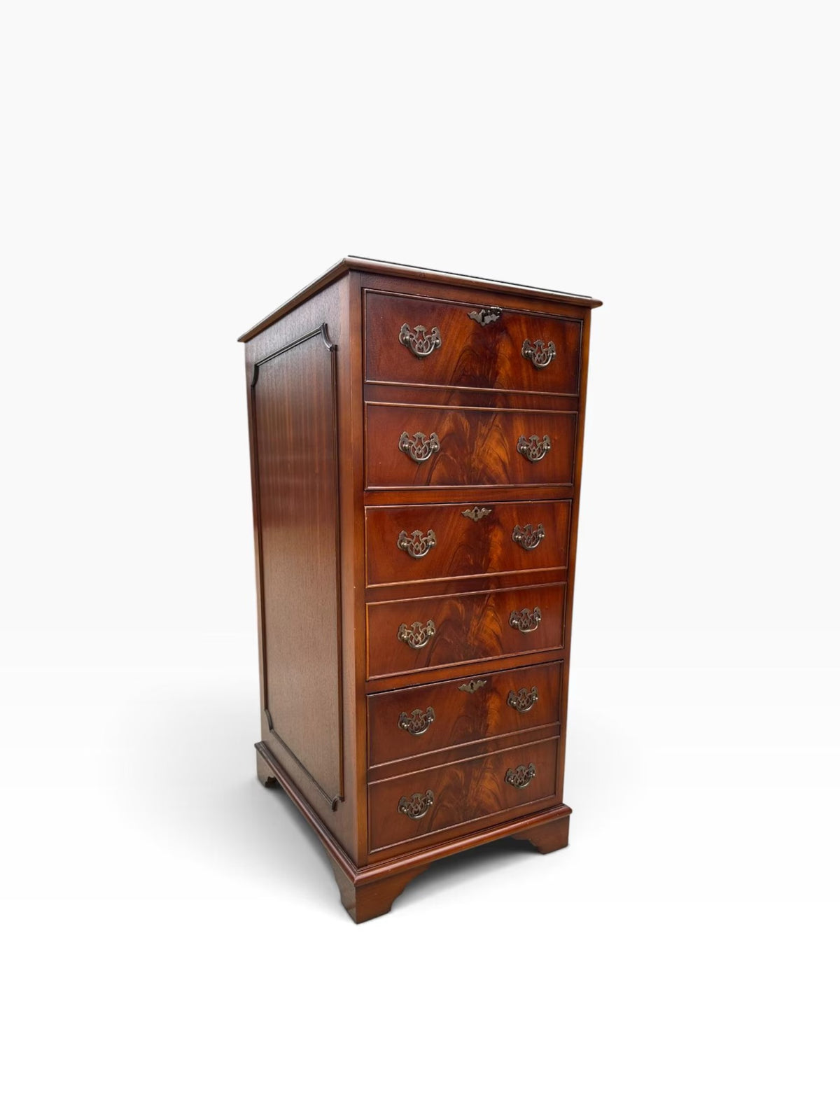 Vintage Tall Georgian style Mahogany filing cabinet drawers