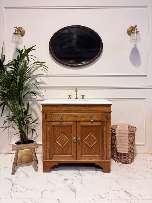 Traditional Bathroom Vintage Vanity Unit - James VI