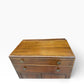 Vintage Oak Tallboy cupboard chest of drawers linen cupboard.