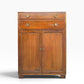 Vintage Oak Tallboy cupboard chest of drawers linen cupboard.