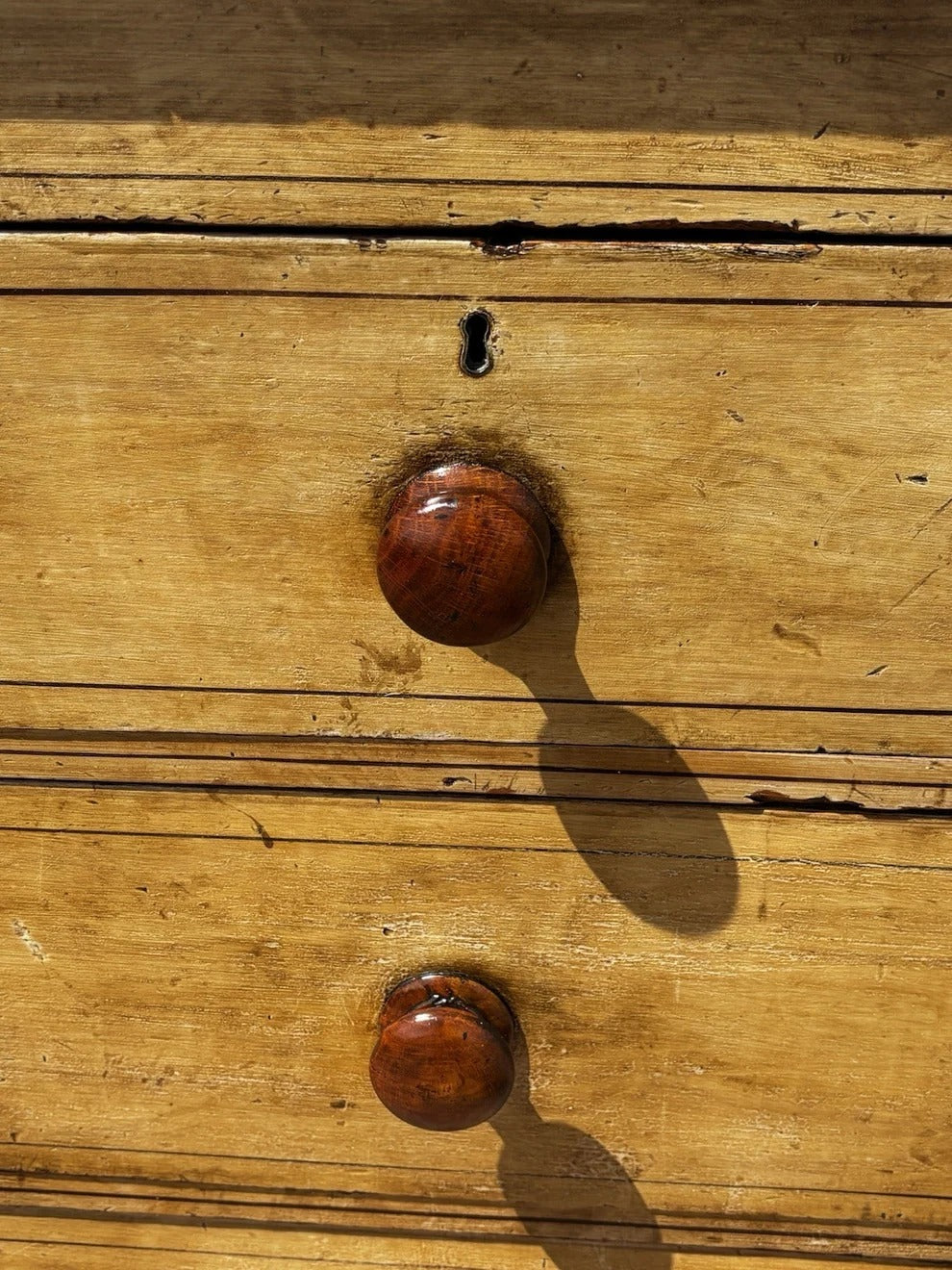 Vintage Victorian Chest Of Drawers With Original Painted Finish, Very Impressive.