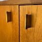 Mid Century Teak Retro Drinks Cabinet | Vintage Bedside Table | Compact Drinks Cabinet | Vinyl Storage | Danish Modern Style