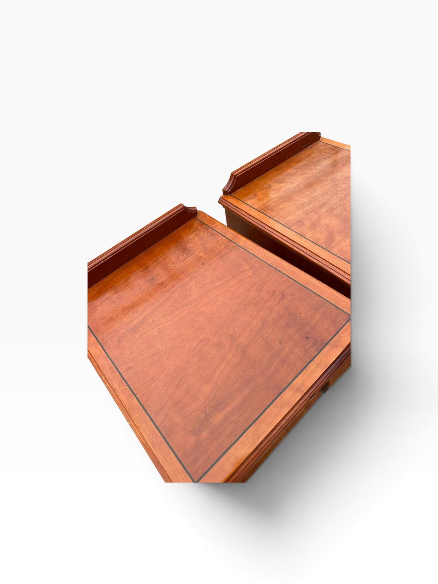 Vintage style bedside tables by Pedley of Saffron Walden