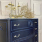 Painted Navy Chest of Drawers French Style Drawers Commissions Open Olympus Furniture
