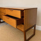 Vintage Europa Dressing Table With Mirror | Mid-Century Retro Sideboard | 9 Drawer Dresser | Media Unit | Scandinavian Furniture