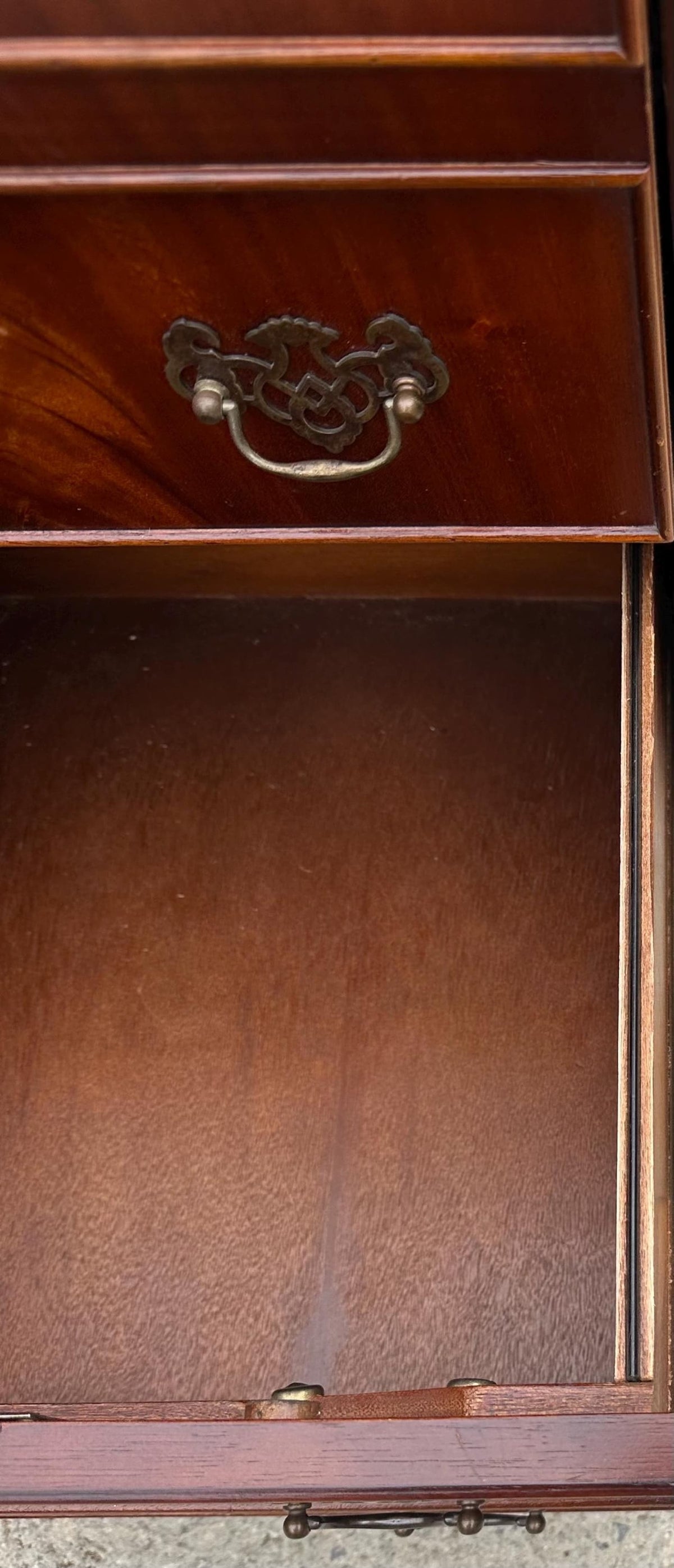 Vintage Tall Georgian style Mahogany filing cabinet drawers