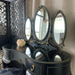 Art Deco Black & Gold Bedroom Furniture Set: Gothic Olympus Style