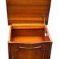 Vintage Georgian style Yew media unit / bedside chest