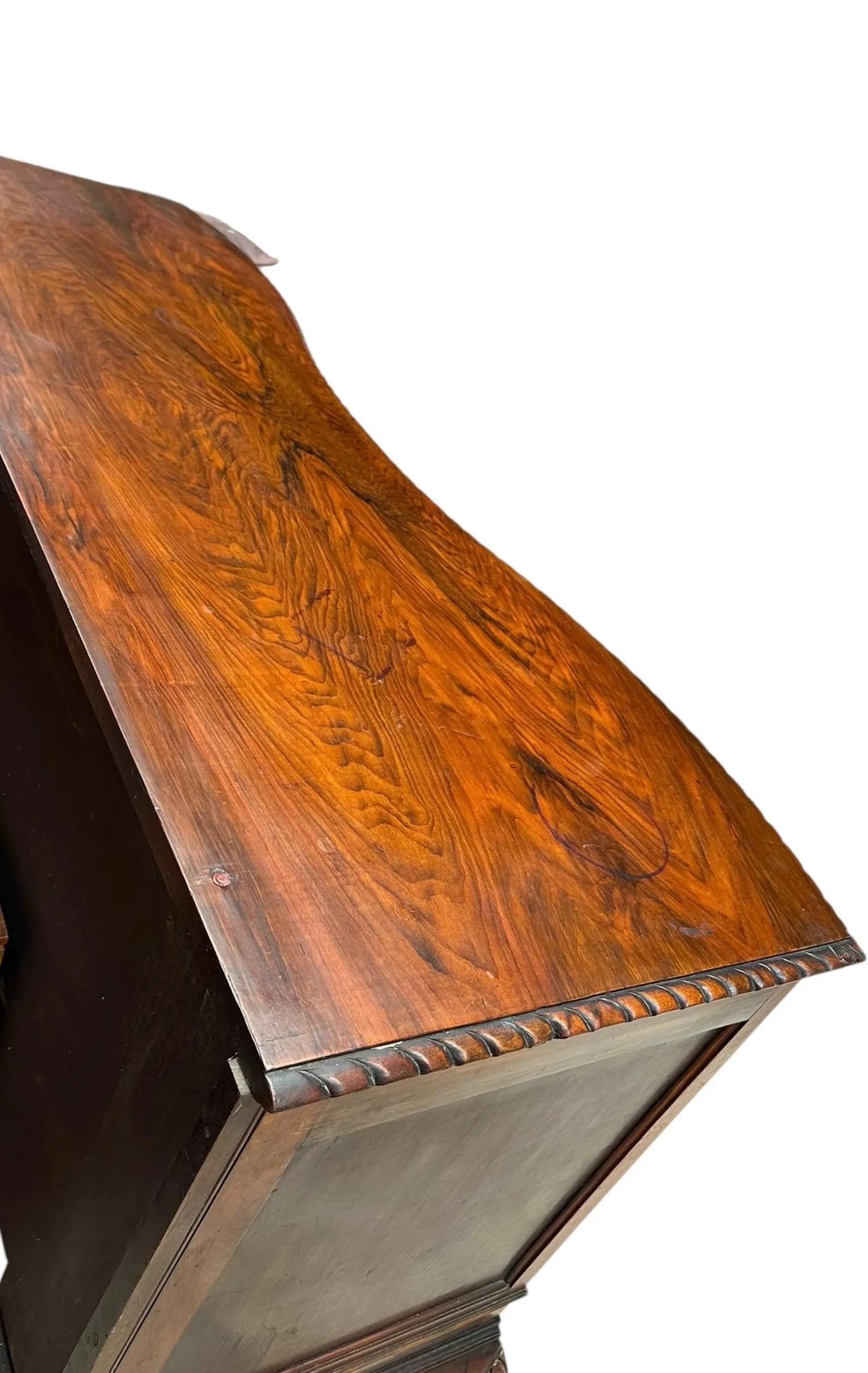Vintage Georgian revival Walnut sideboard cabinet