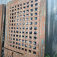 Pair Vintage Rustic Indian Wooden Iron Doors Garden Gates Room Divider Screen