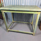 Green Vintage Rustic Indian Solid Wooden Desk Console Hallway Kitchen Island Table
