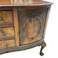 Vintage Georgian revival Walnut sideboard cabinet