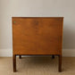 Mid Century Teak Retro Drinks Cabinet | Vintage Bedside Table | Compact Drinks Cabinet | Vinyl Storage | Danish Modern Style