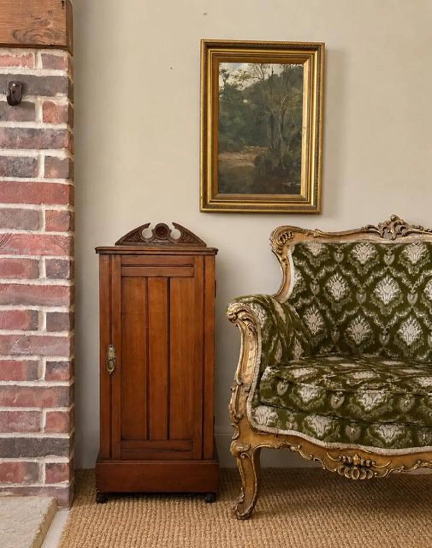 Vintage Bedside Cabinet | Hall Cabinet | Small Cupboard | English Country